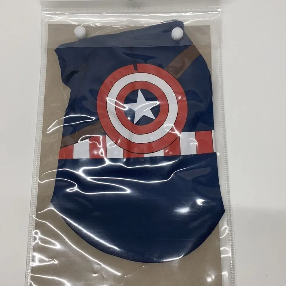 🐾Marvel Avengers Captain America dog pet Apparel New